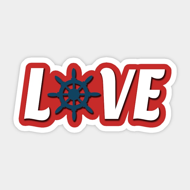 Love nautical design Sticker by BattaAnastasia